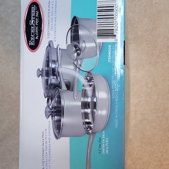 Stainless Steel Cookware Set - 7 Piece - Picture 4 of 9